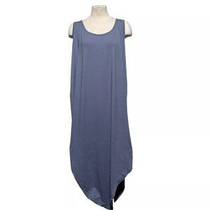 Universal Standard Womens Medium 18-20 Iconic Geneva Tank Dress Dusty Blue